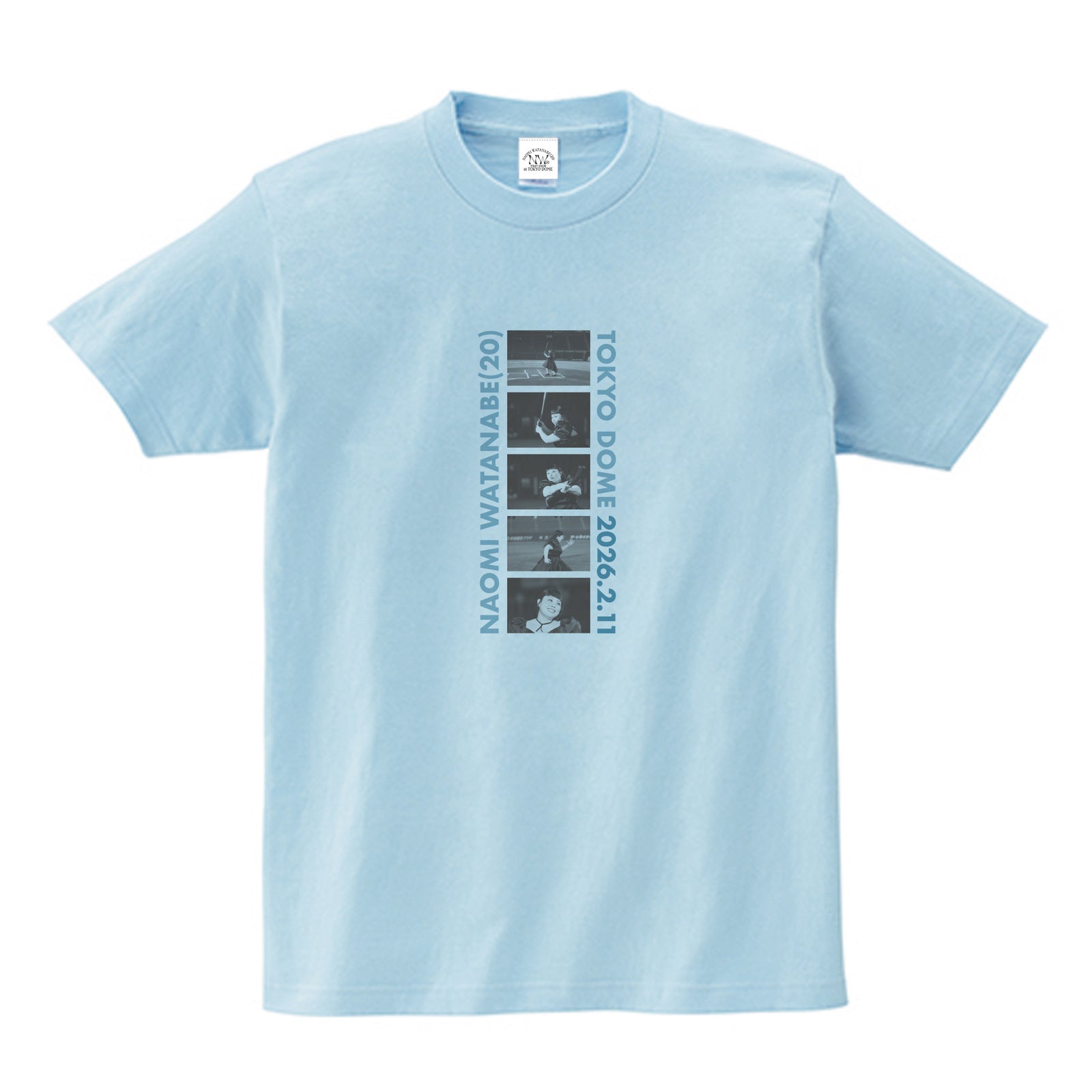 うにょ達サポート』Tシャツ(ライトブルー) 【申込み期日：2025年8月31