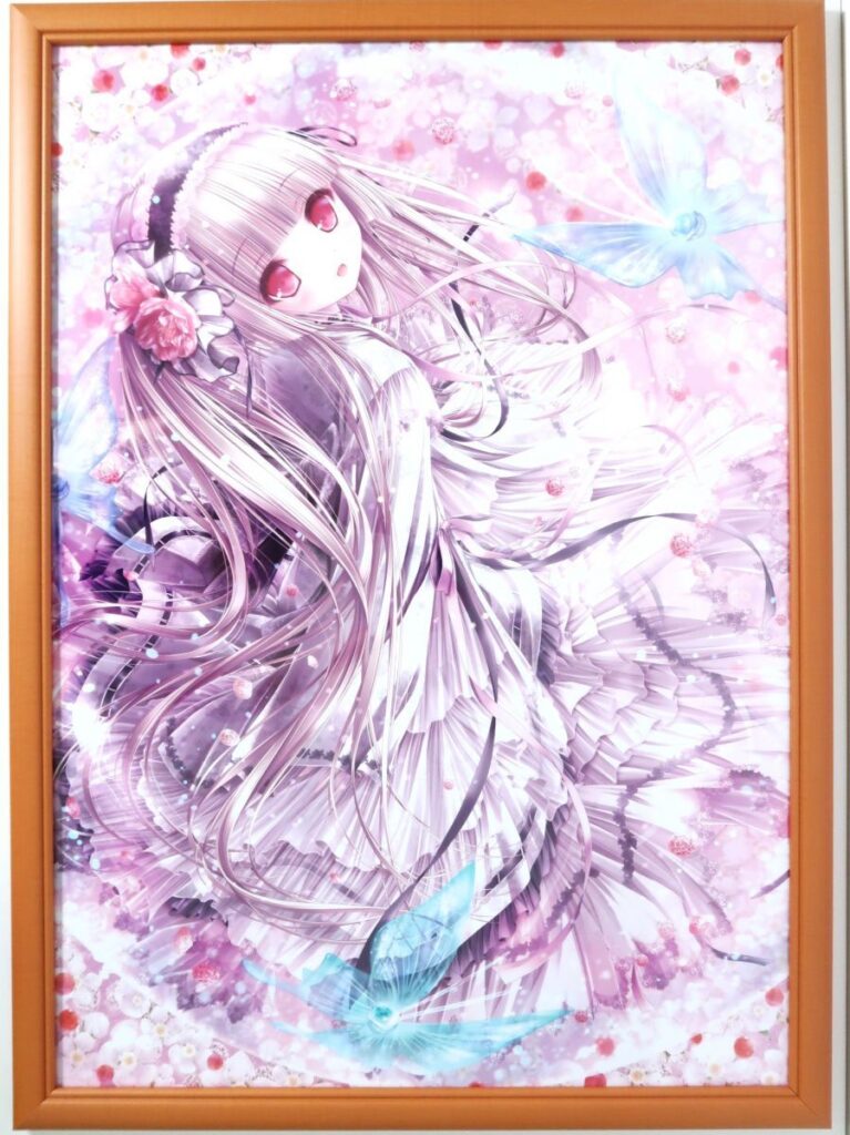 てぃんくる 絵師100人展04 複製原画「biancospino white」をお譲り