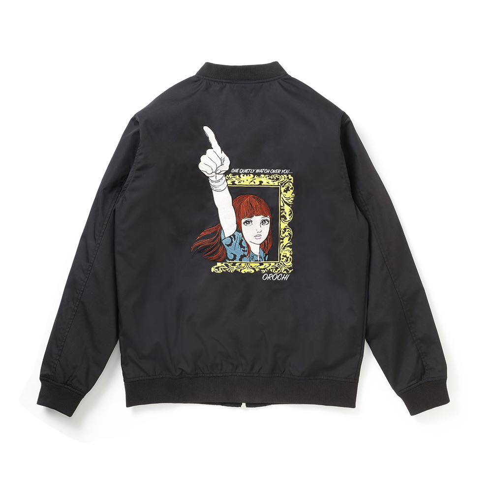 楳図かずお おろち50周年記念 刺繍ブルゾン | - Japaaan