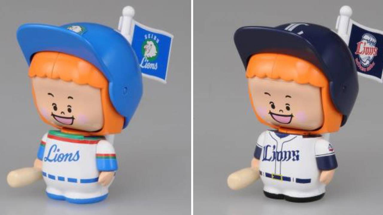 カチャカチャ表情変えるアレ！野球少年に人気だった「プロ野球人形