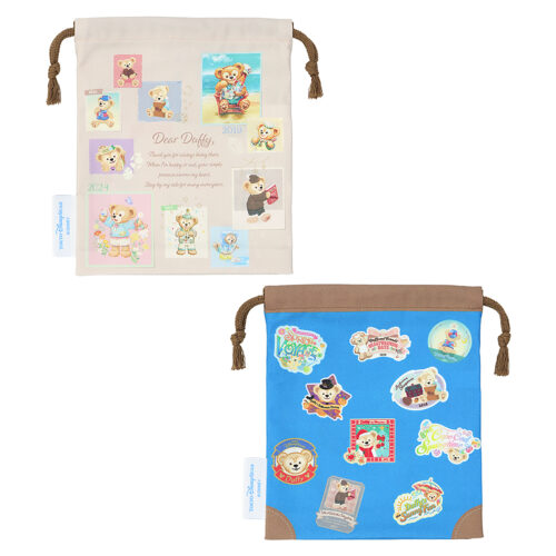 20年間の歴代アートをデザイン ダッフィーの20周年きんちゃくセット