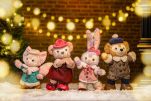 ダッフィーとシェリーメイが和服姿に 新年記念のコレクションドールを