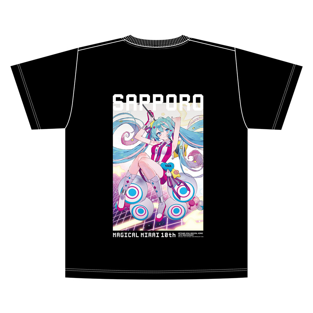 グッズ]マジカルミライ 10th オフィシャルTシャツ 札幌 ver.｜初音ミク