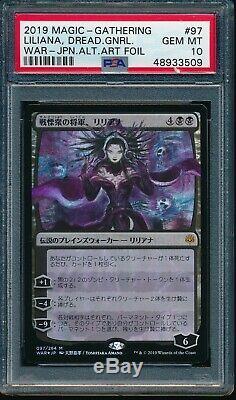 Psa 10 Gem Mint Liliana Foil Dreadhorde General Mtg Magic Japanese
