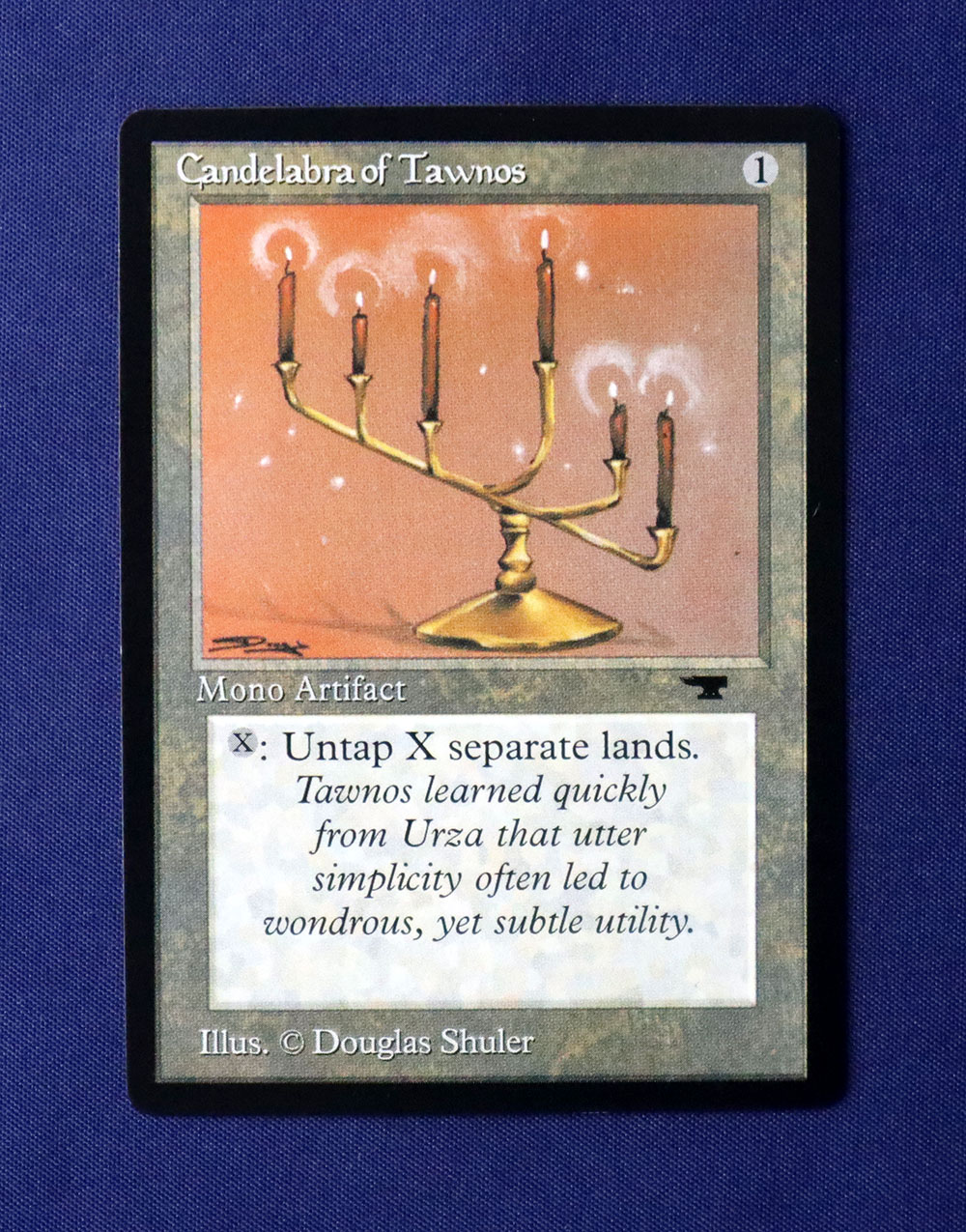 Candelabra of Tawnos regular from Antiquities (ATQ) MTG Proxy