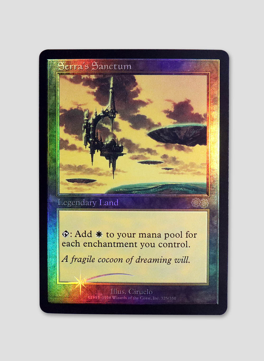 Serra's Sanctum Foil from Urza's Saga (USG) MTG Proxy - magic-cardplus