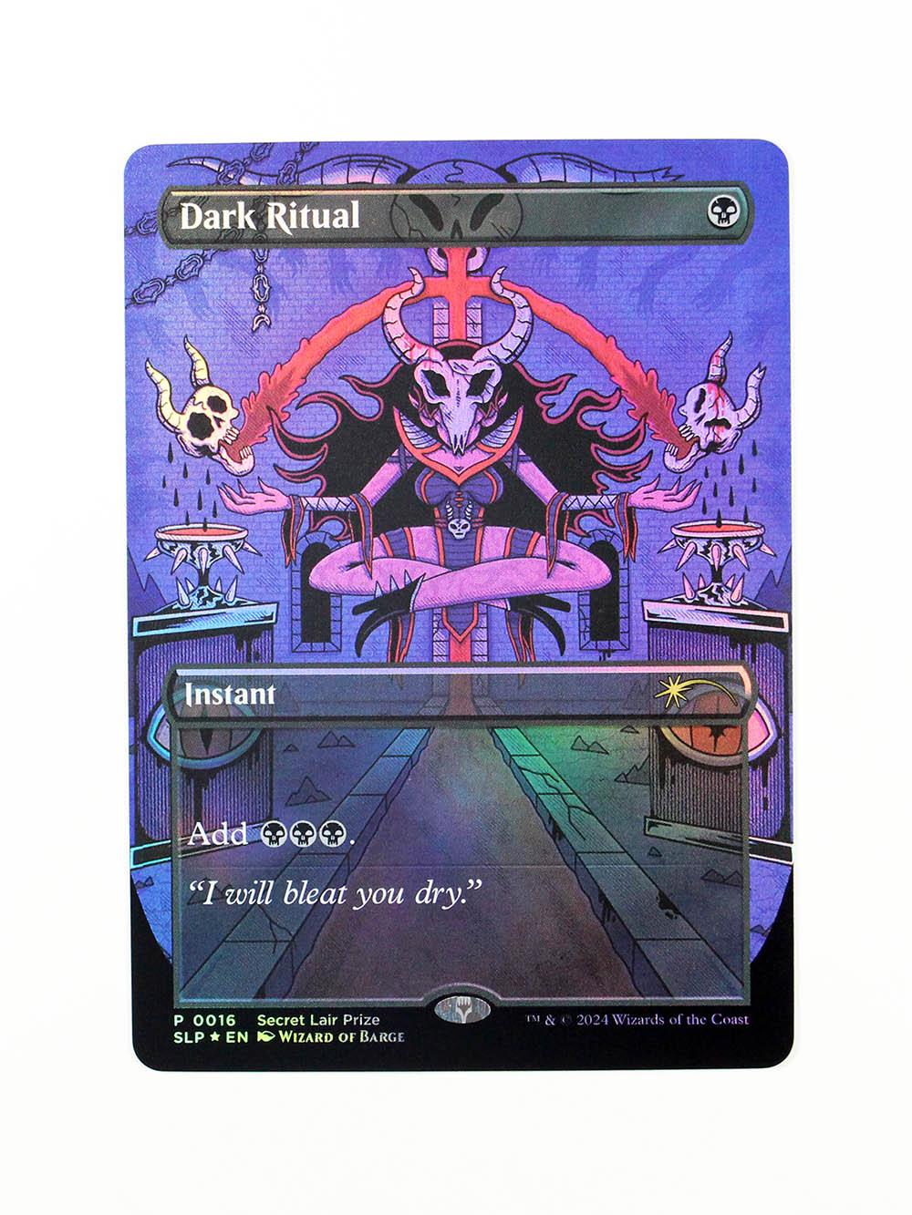 Dark Ritual #016 Foil from Secret Lair Showdown (SLP) MTG Proxy