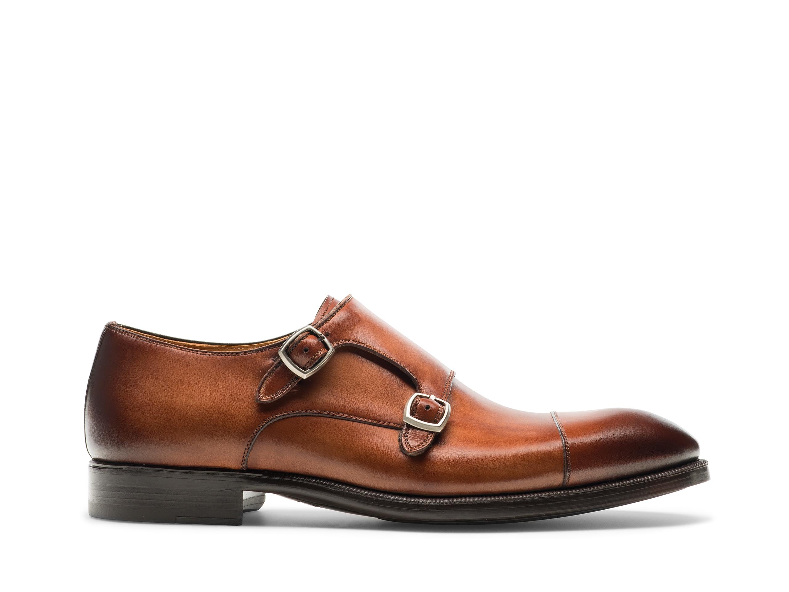 Harris Men's Double Buckle Monk Straps | Magnanni