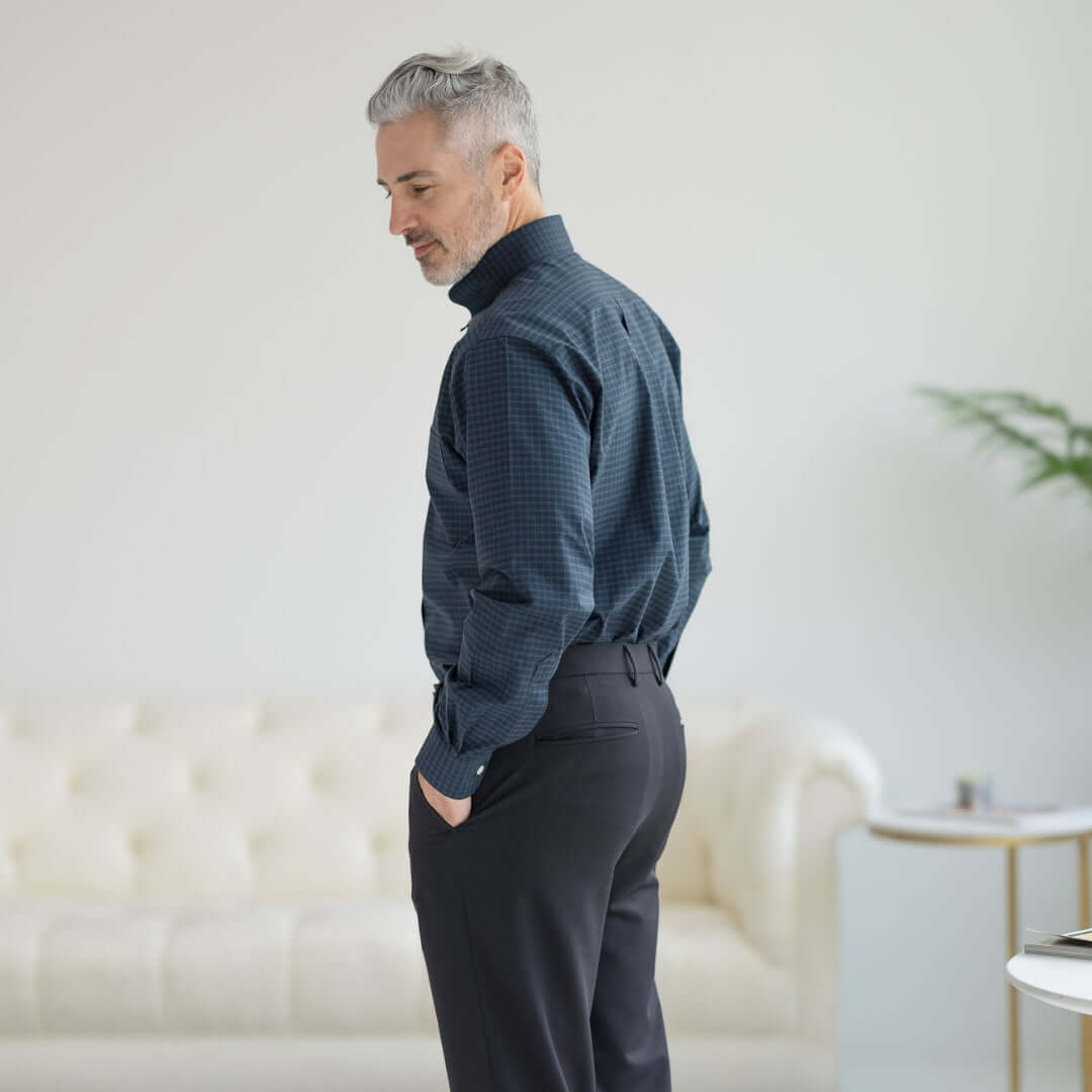 Brooks Brothers x MagnaReady Stretch Black Watch Shirt