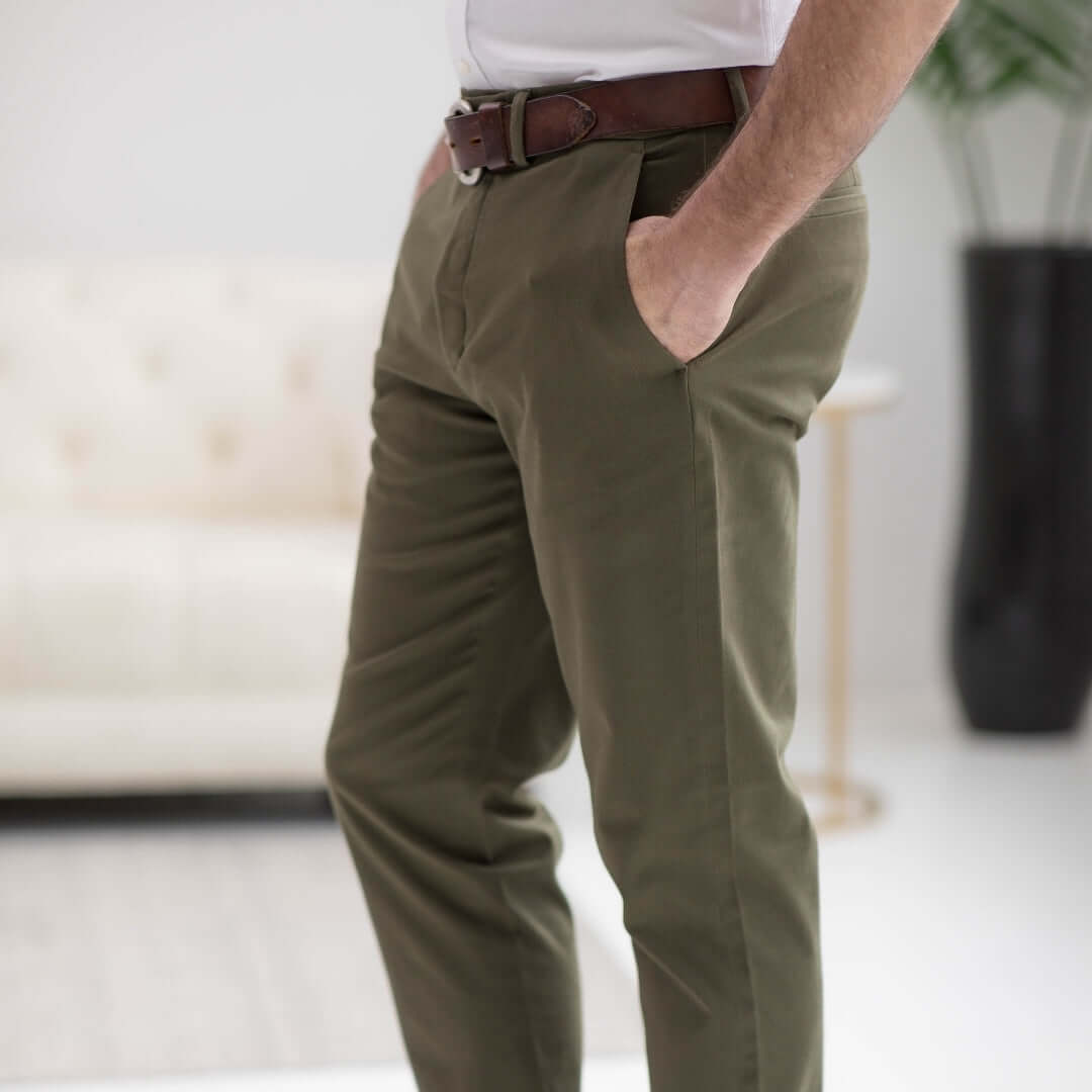 Adaptive Easy-Care Chino Pant with Magnetic Closures
