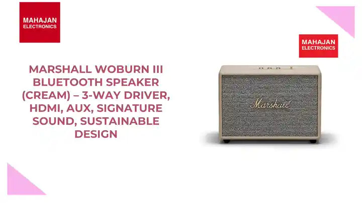 Buy Marshall Woburn III Cream at Best Price in Delhi NCR at Online