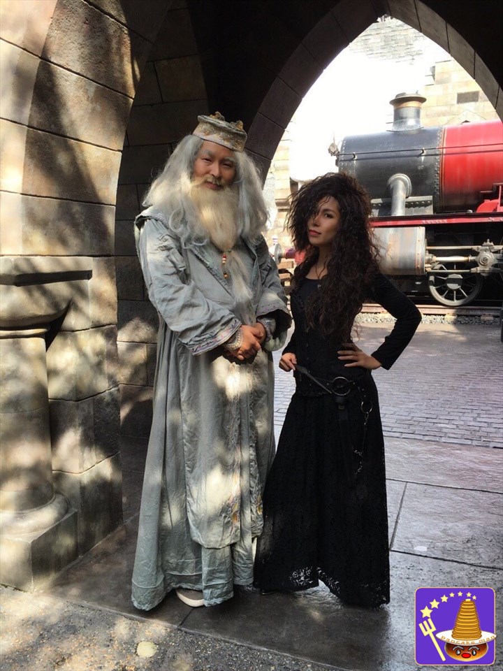 USJハロウィン仮装】ベラトリックスとダンブルドアとハリー 魔法界