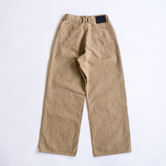 nakedgauge ZIMBABWE COTTON DENIM ASHLEY JEANS ”FADE KHAKI BEIGE