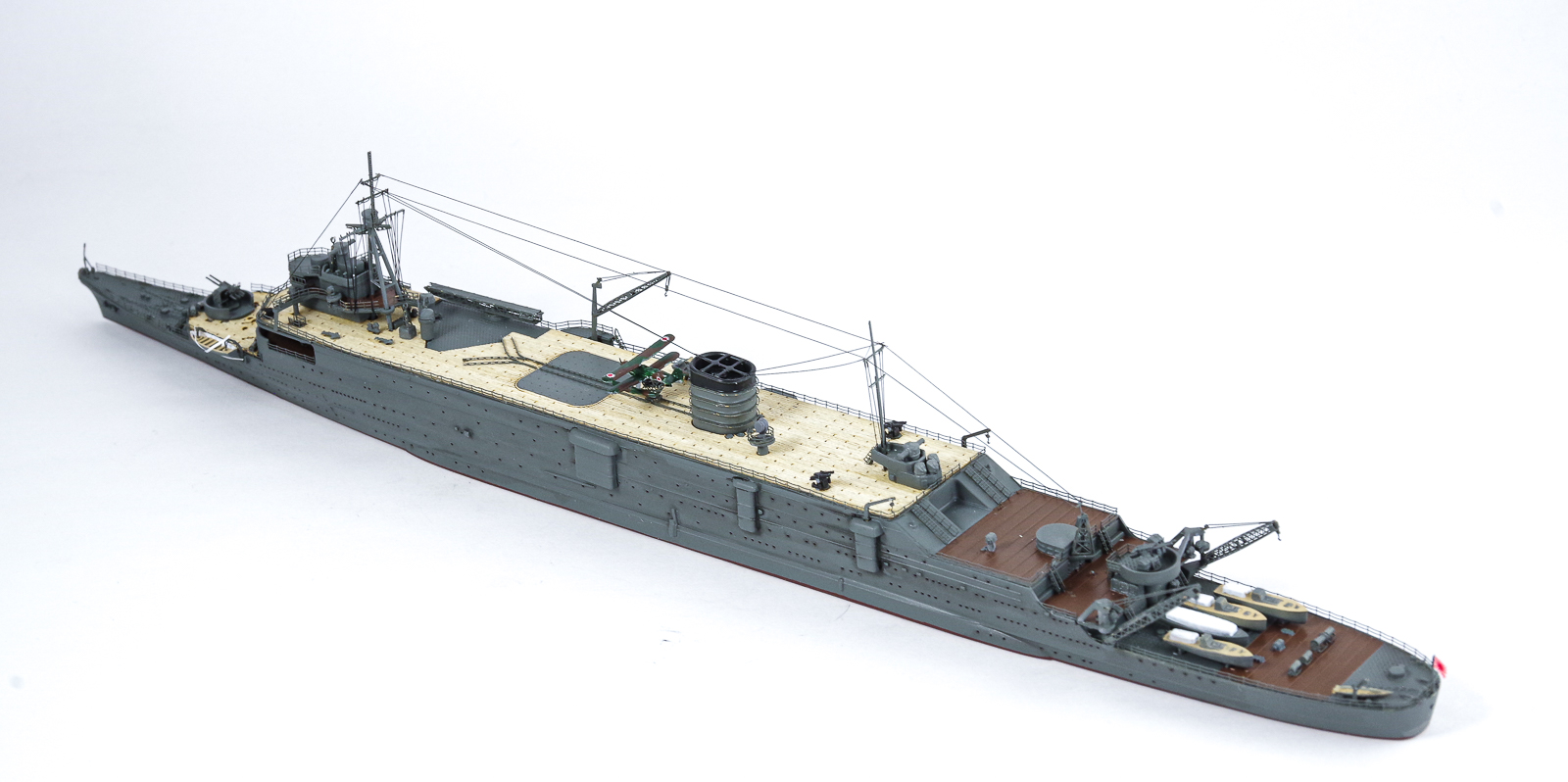 アオシマ 1/700 日本海軍 潜水母艦「大鯨」＋伊8 完成 IJN AOSHIMA
