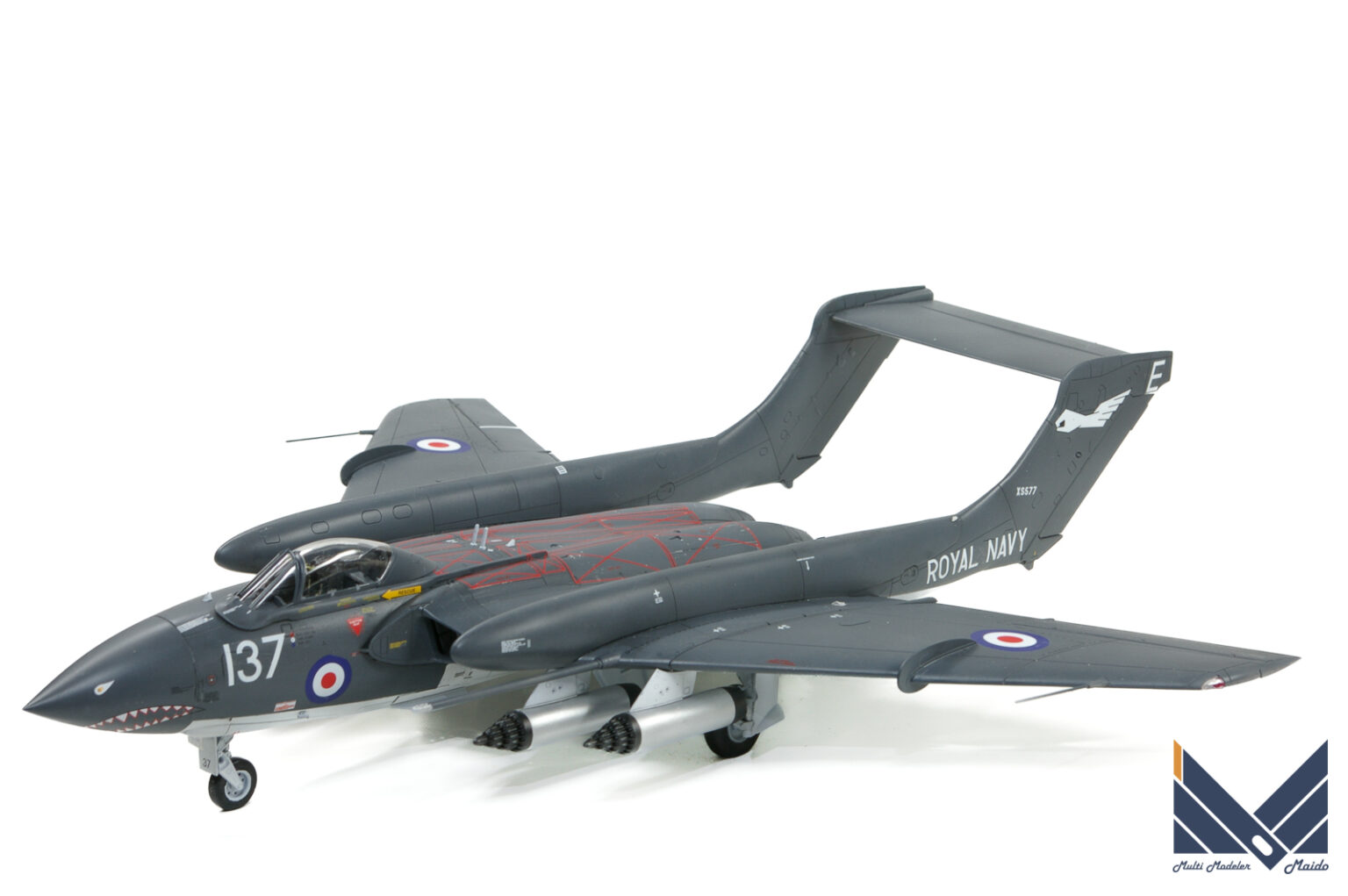 エアフィックス 1/48 シービクセン 完成品 AIRFIX Sea Vixen | 模型工房M