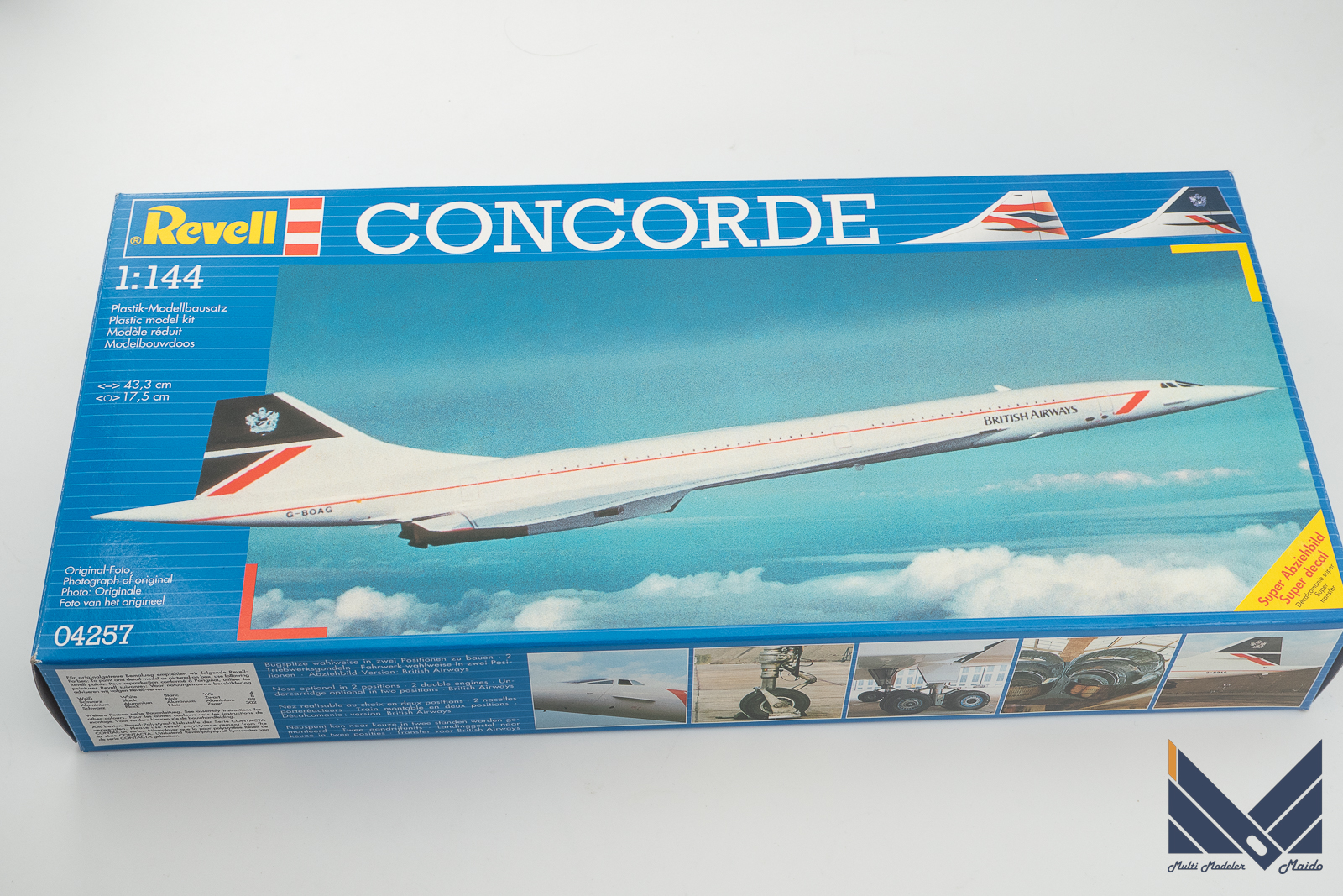ドイツレベル 1/144 コンコルド キットレビュー Concorde REVELL KIT