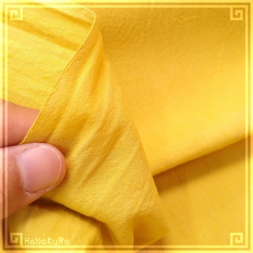 草木染め 生地 菊花(キク) 幅90cm 無地 1m単位 綿100％ 天然染料