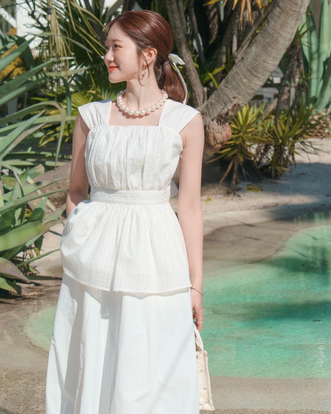 カラミチェックキャミソール【オーガニックコットン】 – Maison Echelle