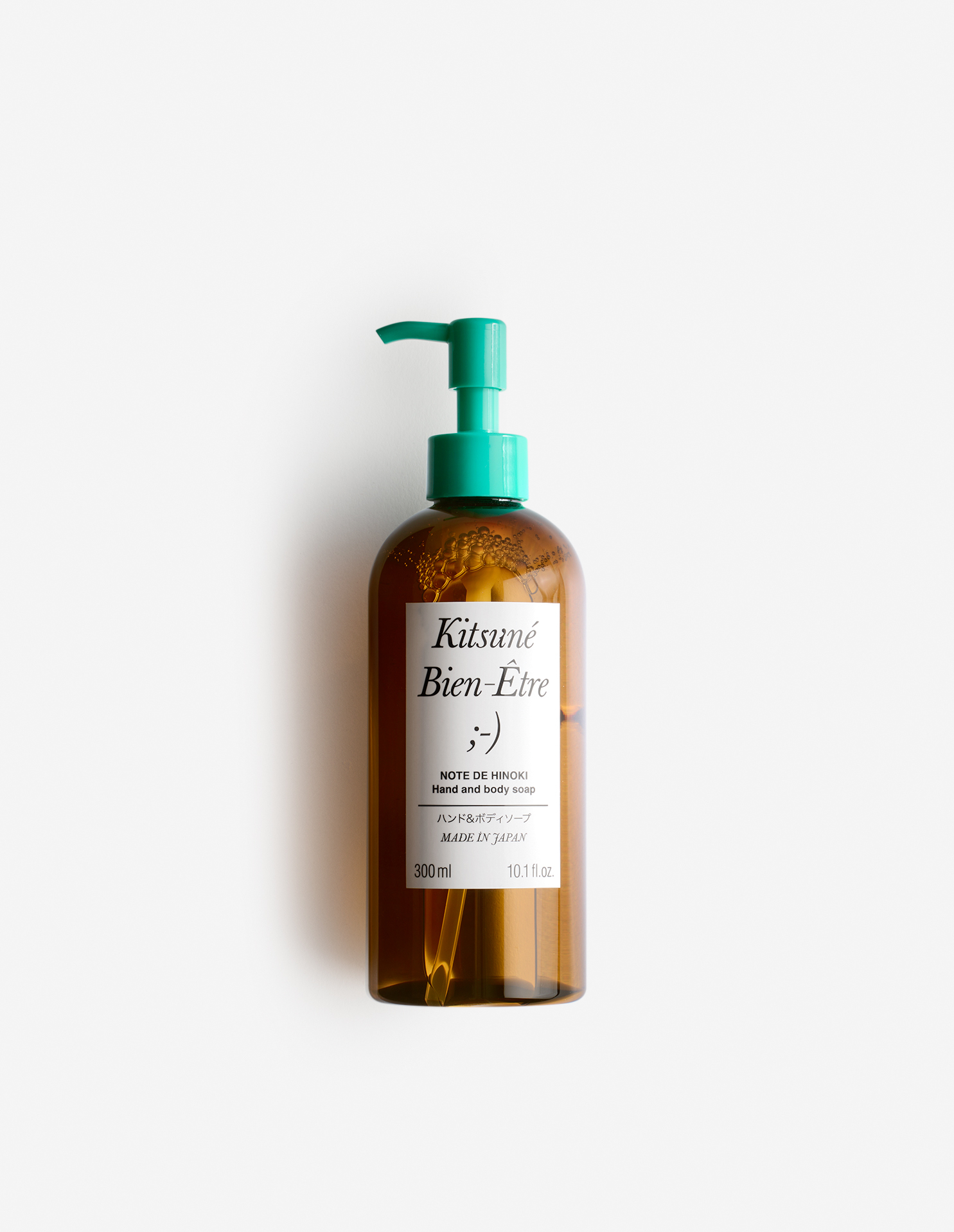 ハンド & ボディ ソープ Hinoki Wood 300 ml | Maison Kitsuné