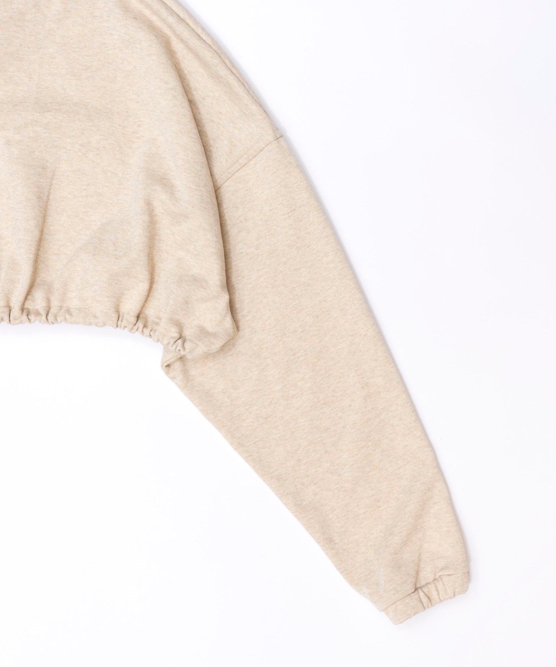SALE】Half Zip Cropped Sweat Top