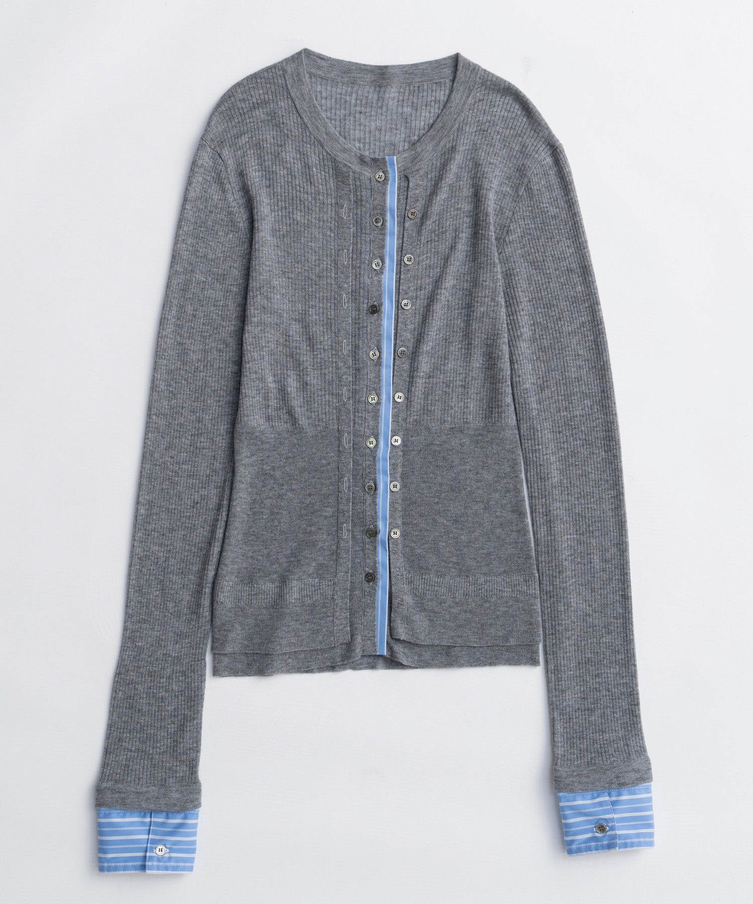 2way Shirt Knit Docking Tops