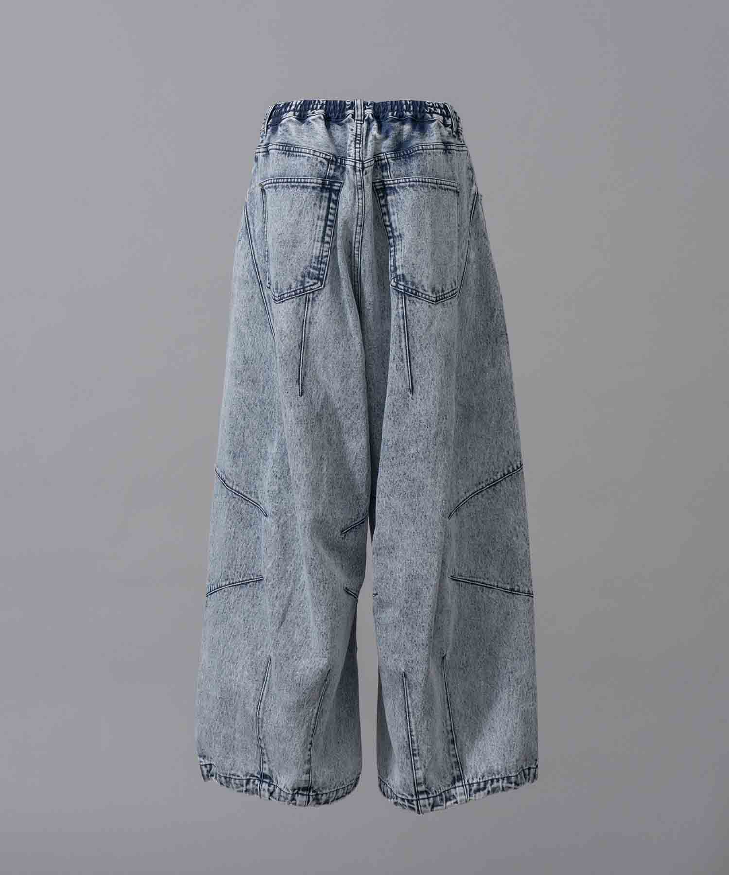 Prime-Wide Denim Balloon Pants