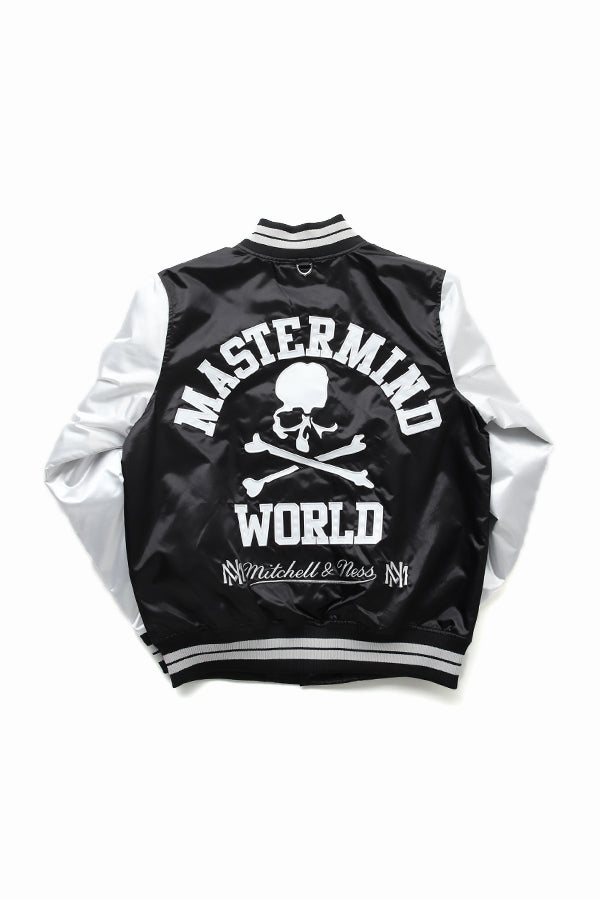 Mitchell&Ness × MASTERMIND WORLD LIGHTWEIGHT SATIN JACKET