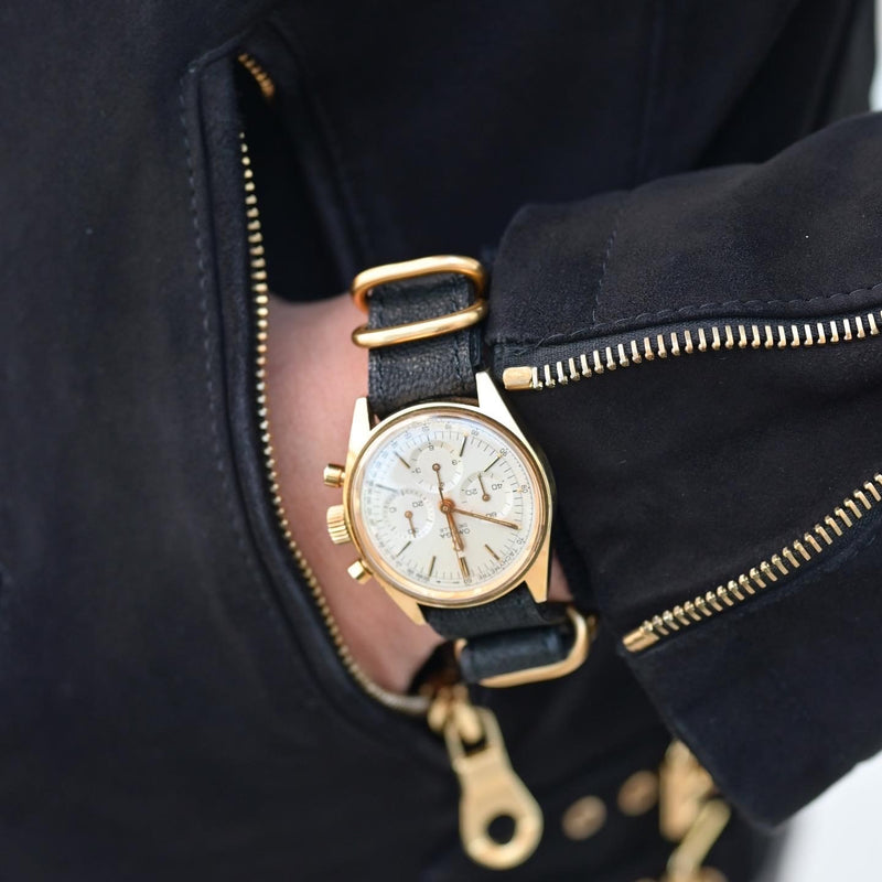 THE SOLE（ザソール）NATOベルトエレファント ブラック（ゴールド