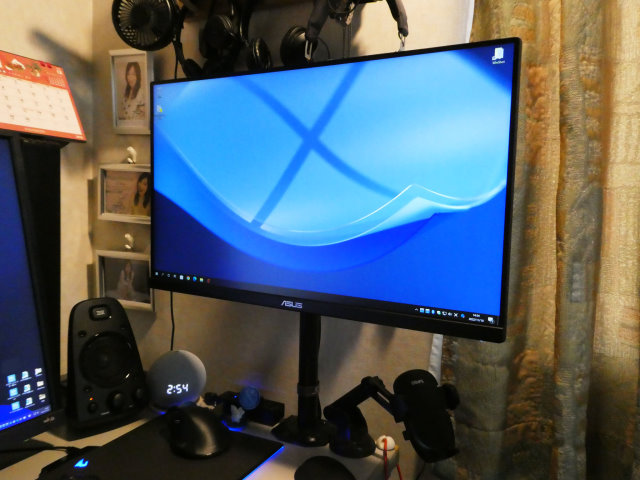 ASUS TUF Gaming VG249Q1A-Jゲーミングモニターを設置する！ | MASAa.net