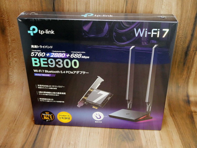 PRレビュー】TP-Link Archer TBE550E | BE9300 Wi-Fi 7 Bluetooth 5.4