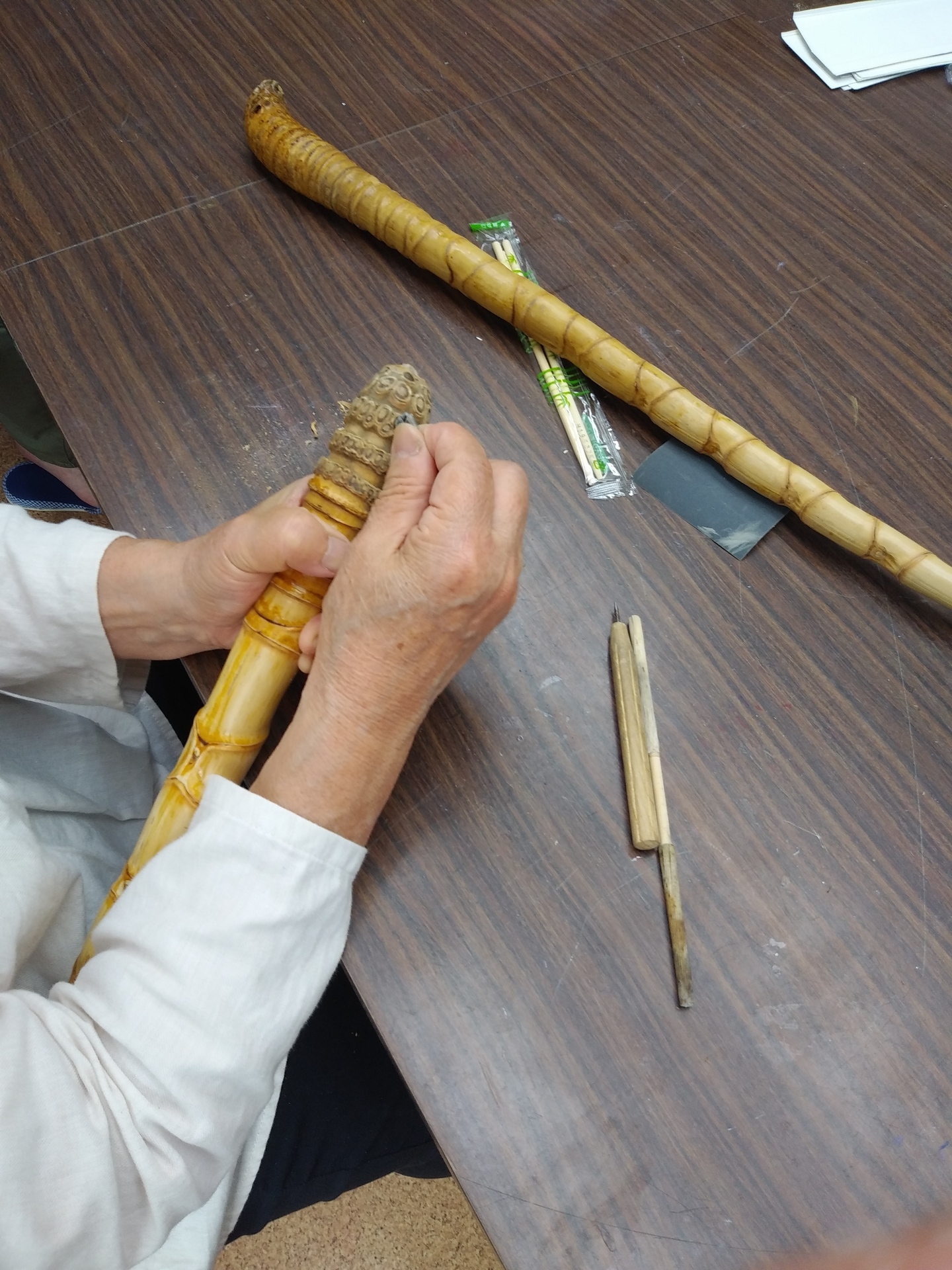 布袋竹で杖作り: 手作り TOY BOX