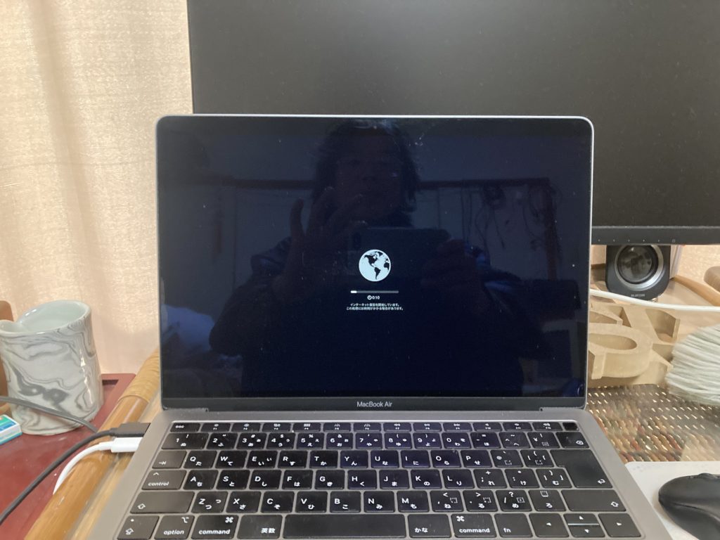 Macbook Air が勝手にインターネットリカバリモードになりました