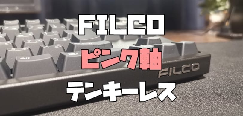 レビュー】静音を求めるならピンク軸！でも実は疲れる？【FILCO