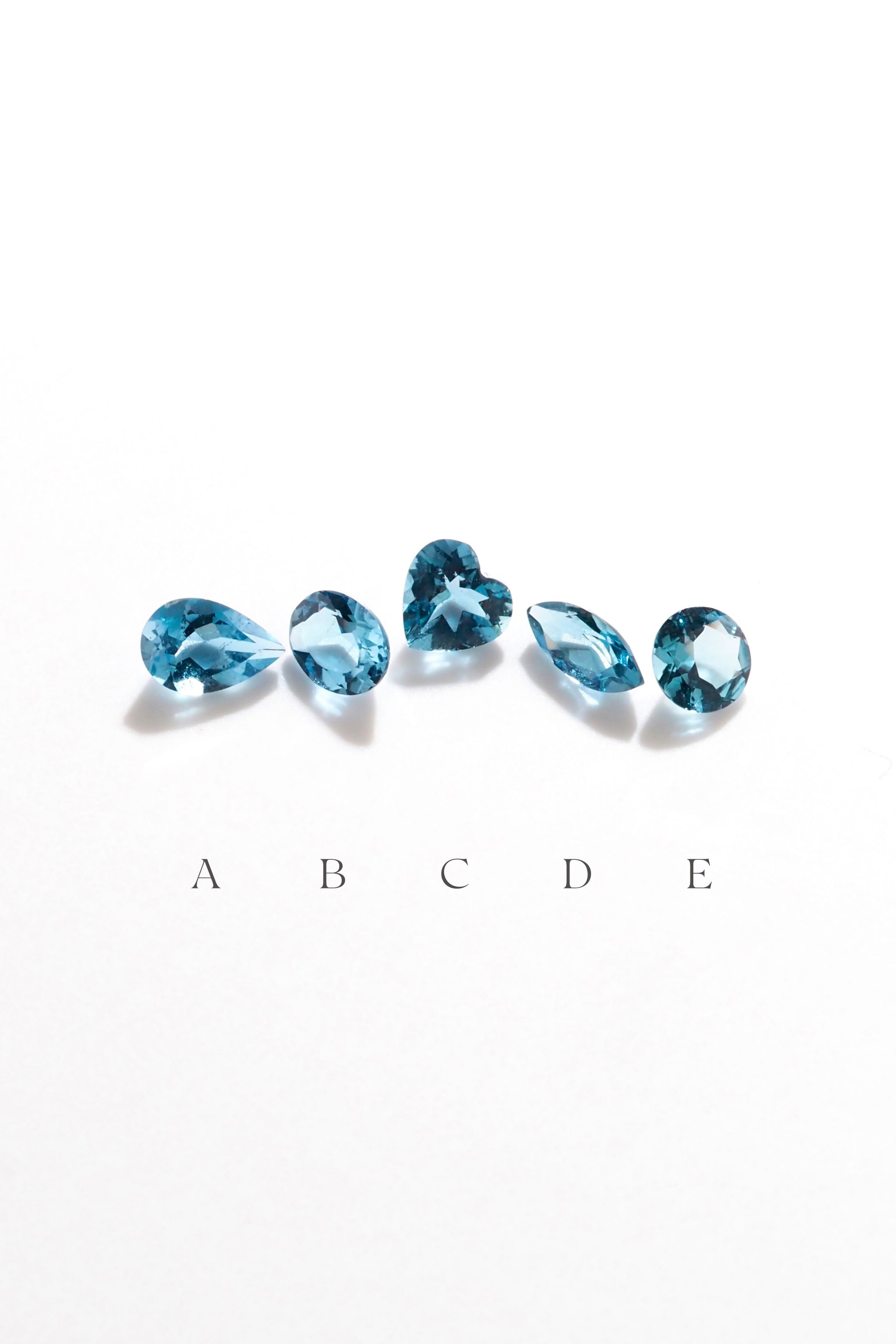 LIMITED出品】サンタマリアアクアマリン・ミックスシェイプ