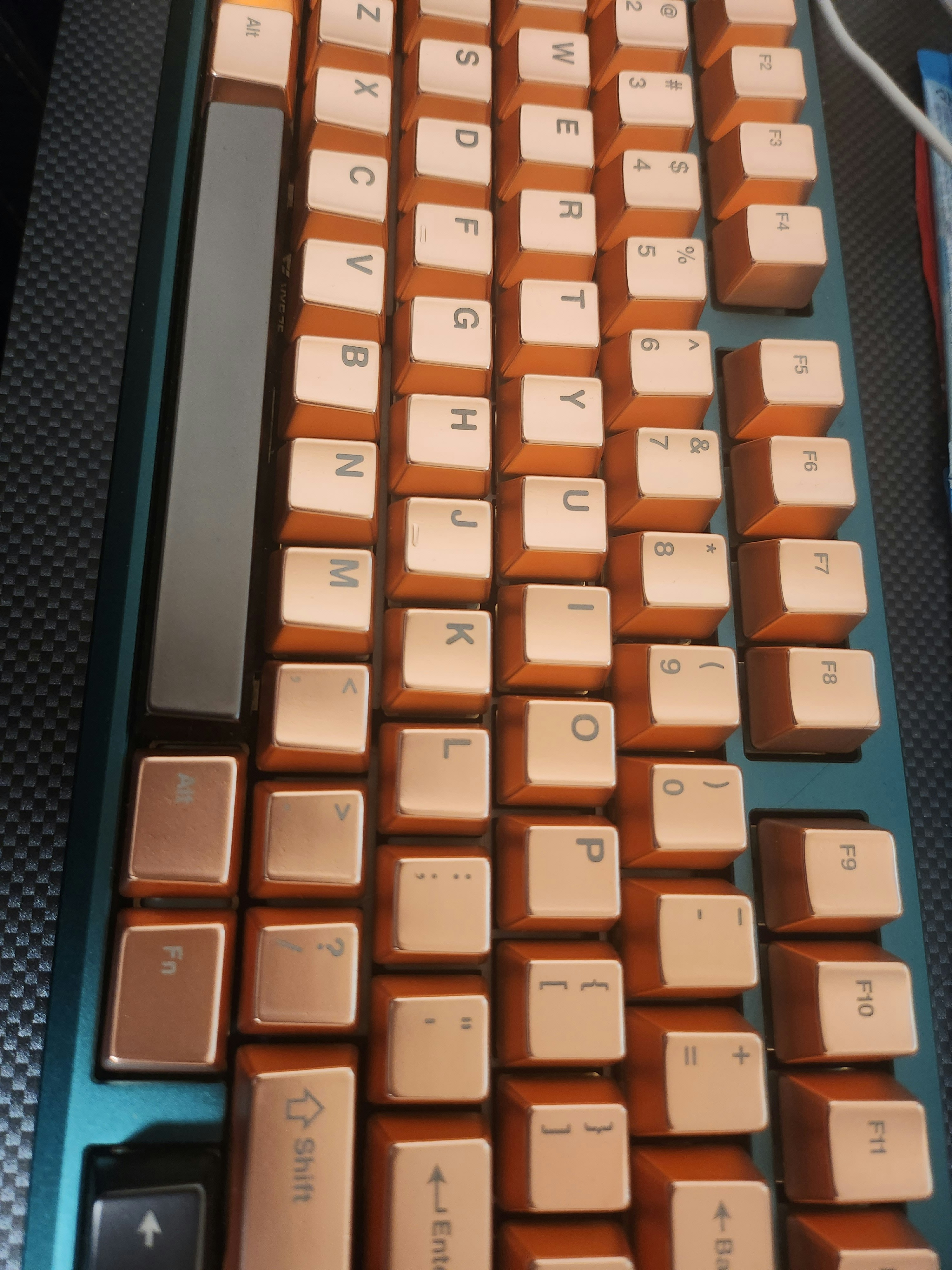Awekeys Copper Eagle Metal Keycap Set | Mechanical Keyboards