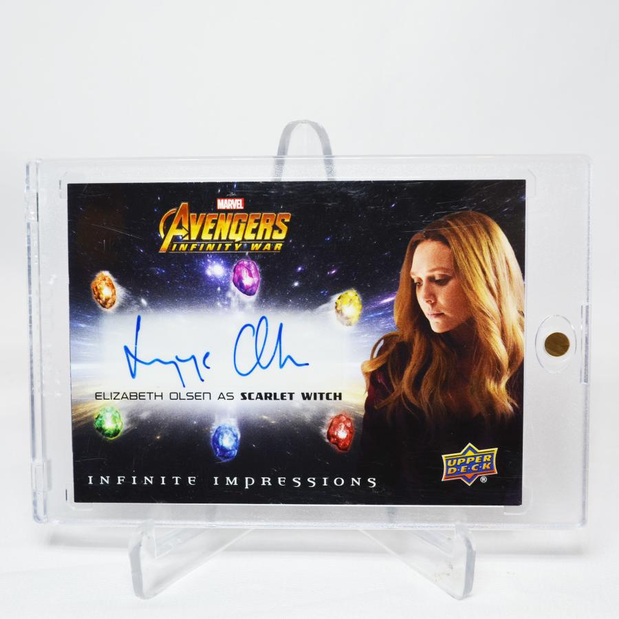 エリザベスオルセン スカーレットウィッチ 直筆サイン マーベル