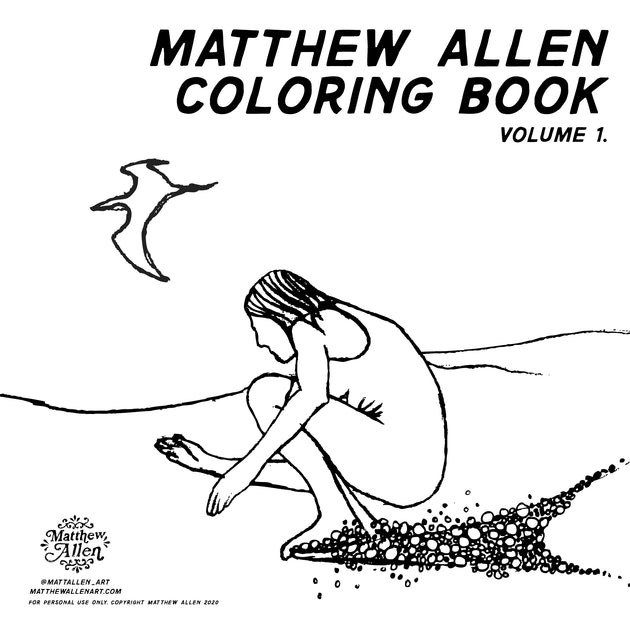 Matthew Allen Coloring Book Vol. 1 | Matthew Allen Art