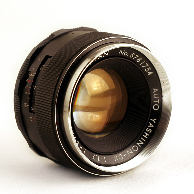 Camera lens review: Auto Yashinon-DX 50mm/1.7 M42