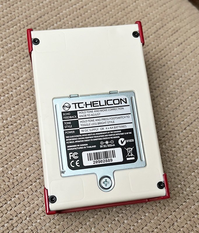 ボーカルエフェクター TC Helicon Mic Mechanic