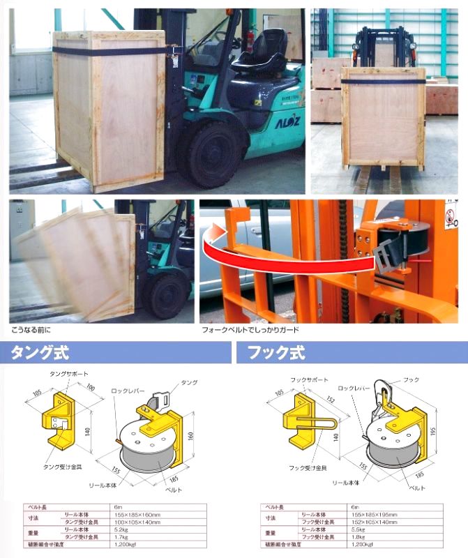 フォークベルト（タング式） - マテハンショップ・ハンシン