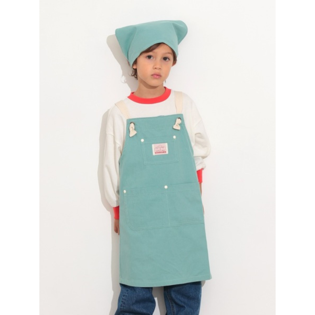 エプロンSET COOKDAY. キッズ用全8色