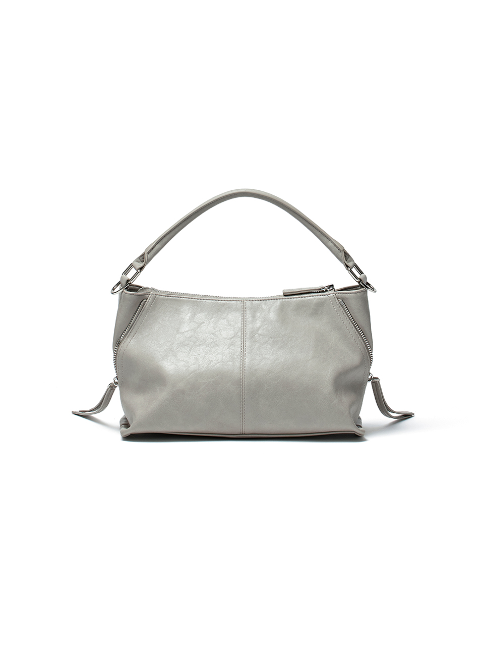 SIDE ZIPPER TWO WAY BAG IN GREY – Matin Kim
