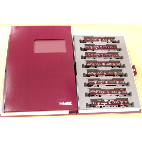 松本商事オリジナル】Nゲージ専用 車両ケース 8両用（マルーン色