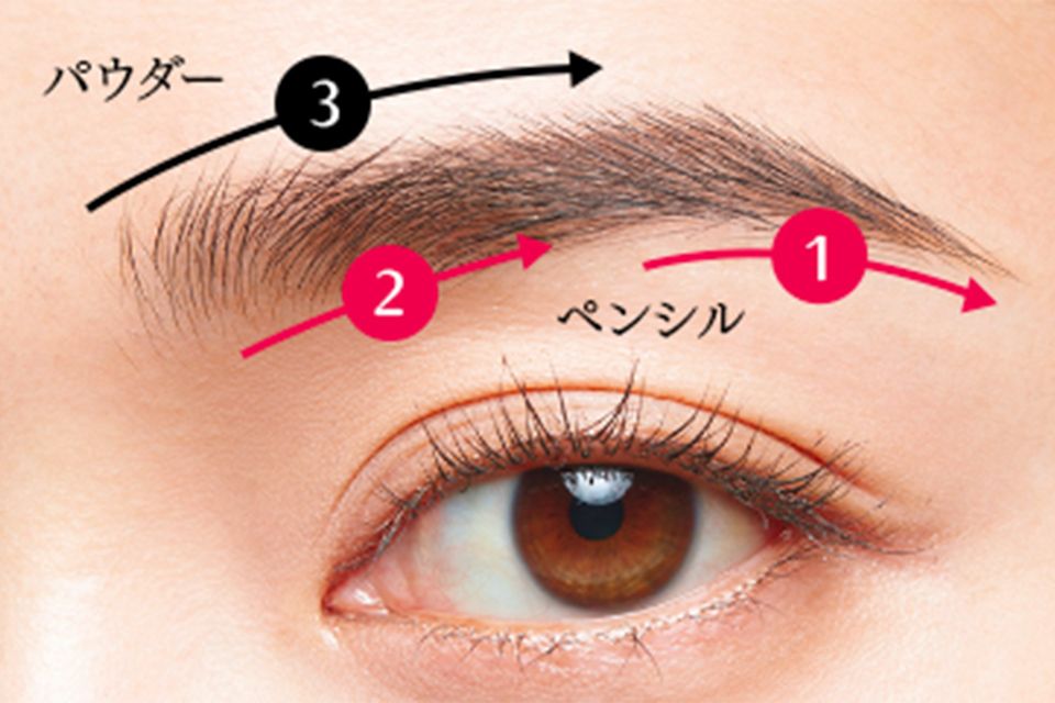 ペンシルとパウダーでかなえるアイブロー ｜ダブルブロークリエーター