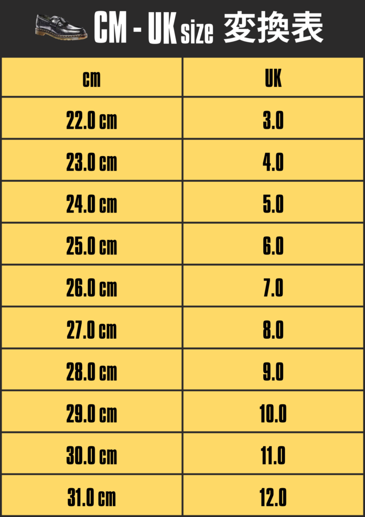 ドクターマーチン ローファーのサイズ感と注意点｜失敗しない選び方