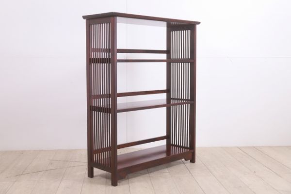 2019/12/7】九州民芸家具 樺無垢材 本棚 - 中古家具のmaru（株式会社