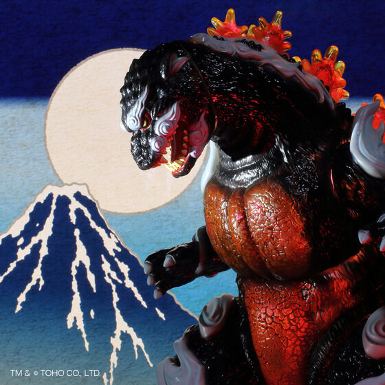 GODZILLA VINYL ART バーニング コレクション ゴジラ(1995) 風狂無頼