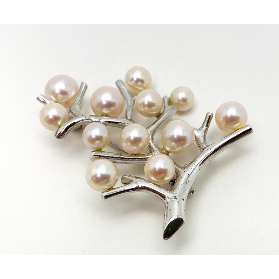 MIKIMOTO/ミキモト SILVER Kofuku no ki 幸福の木 アコヤパール