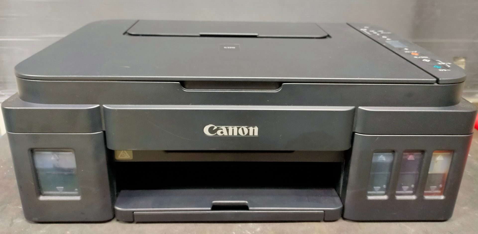 Canon プリンター G3310 本体操作のみで廃インクエラー(P07,5B01)を