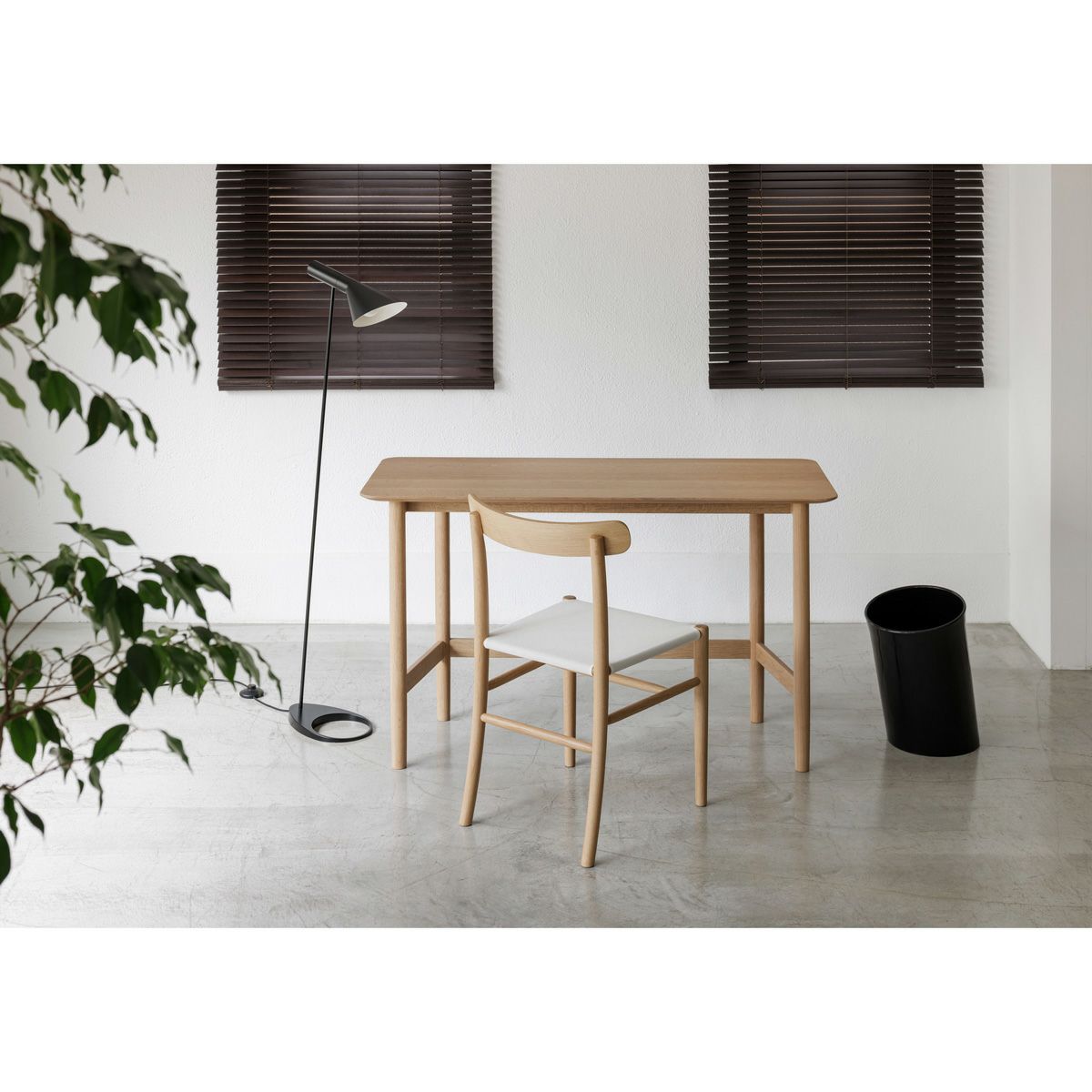 Lightwoodデスク120（パネル・引出し） | 【公式】マルニ木工